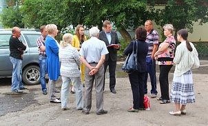 В Новомосковке прошли встречи на домах по капитальному ремонту 