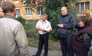 Михаил Тесов посетил дома,где проводится капитальный ремонт 