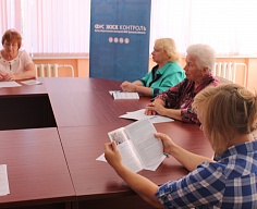 Жители из Каменского и Ефремовского района на встрече 