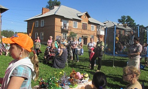 Праздник двора в Новомосковске в честь Дня Соседей