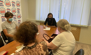 Анастасия Дементьева провела личный прием граждан по вопросам благоустройства 